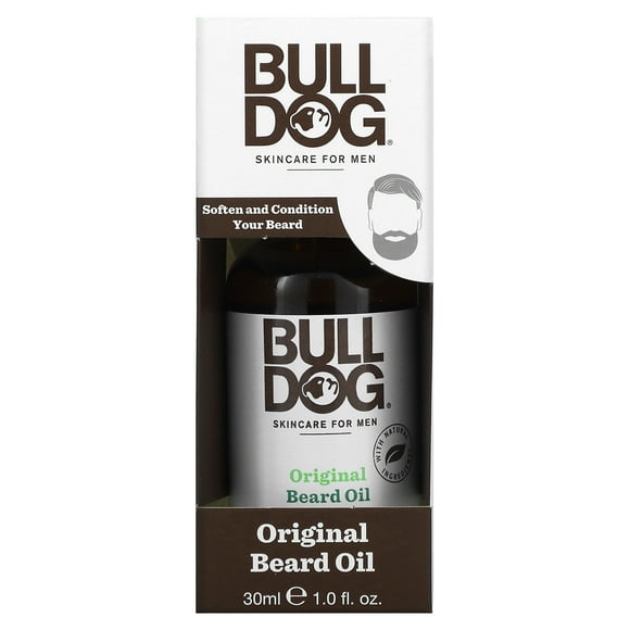 Bulldog Soin de la Peau pour Hommes, Huile de Barbe Originale, 1 fl oz Lot de 3