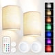 thumbnail image 5 of Lámpara de pared LED regulable, lámpara de pared inalámbrica con Control remoto para sala de estar y pasillo, 5 of 8