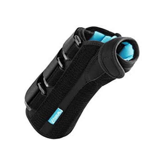 Ossur Formfit Thumb Spica Wrist Brace for DeQuervain?s Tendonitis, Arthritis, Gamekeeper?s Thumb | Features Removable Aluminum Stays, Contact Closure Straps | Breathable Material | (Left, La