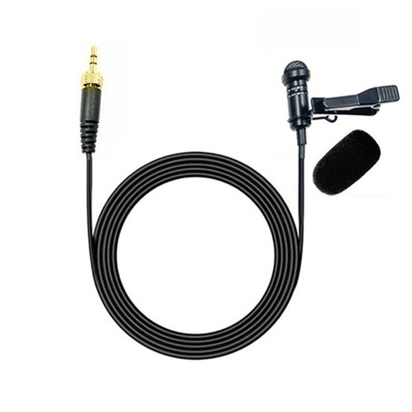 Professional Condenser Lapel Microphone for Shure and For Sony Wireless System Comfortable Fit 1 5M Cable Length
