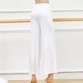 thumbnail image 4 of WILLBEST Pantalones de Pierna Ancha, Cintura Alta, Rectos, Para Entrenamiento de Danza Moderna, Estilo Clásico, Pantalones Casuales Para Mujer, Yoga, Elásticos, Adecuados Para Cualquier Ocasión., 4 of 4