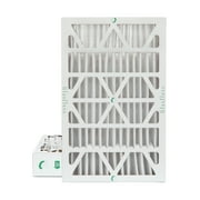 2 Pack of 16x25x4 MERV 10 Pleated 4" Inch Air Filters by Glasfloss. Actual Size: 15-1/2 x 24-1/2 x 3-3/4