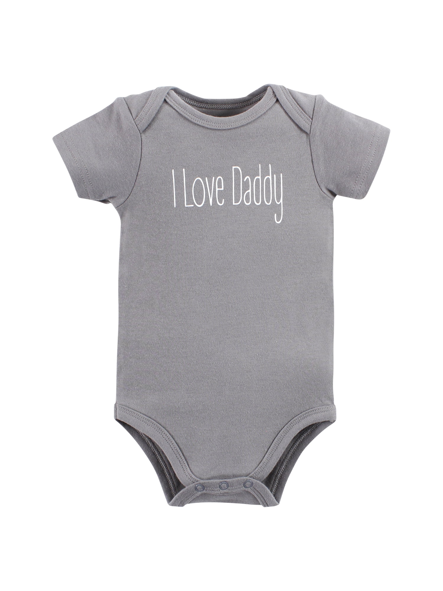 Hudson Baby Cotton Short Sleeve Bodysuits, 3-Pack, Sizes Newborn-24 Months
