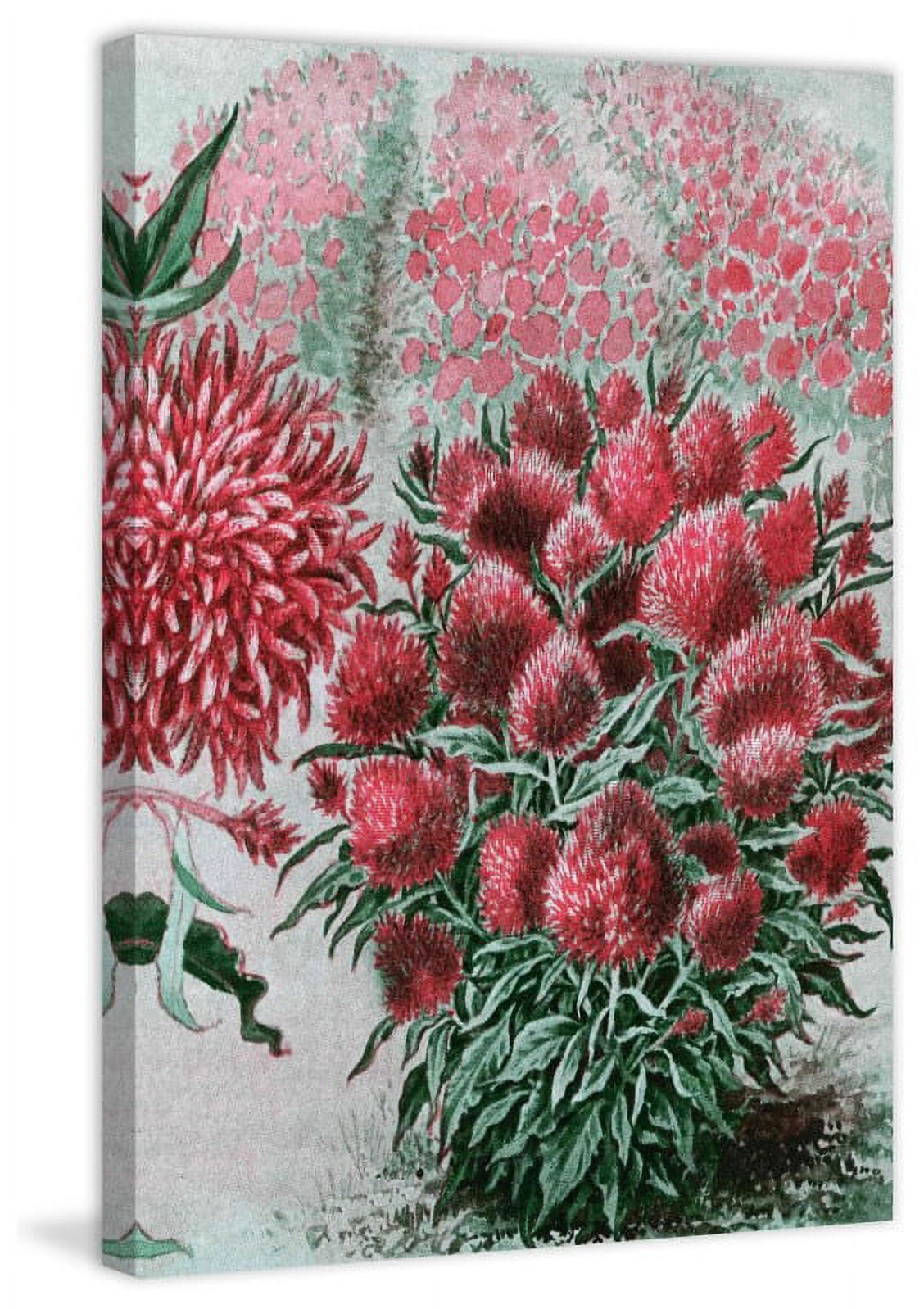 "Wool Flowers 2" Painting Print on Wrapped Canvas