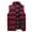 X-Red, variant on Winter Clearance!Brilliant Puffer Jacket Men No Sleeve Men's Outdoor Vest Leisure Jacket Lightweight Vest Zip with Muti-Pockets Brown XL