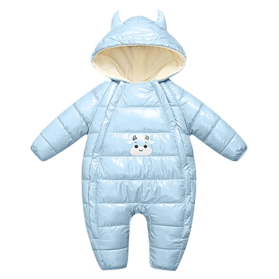 Bixock Kids Fall Winter Clothes,Toddler Boys and Girls Rompers,Toddler Baby Girls Boys Long Sleeve Jumpsuit Warm Baby Jumpsuit