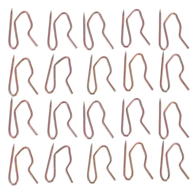 HOMEMAXS 750pcs Metal Curtain Hooks for Drapes Pinon Drapery Hooks