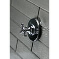 thumbnail image 2 of Kingston Brass KS3031BX Wall Mount 3-Way Diverter Valve with Trim Kit, Polished Chrome, 2 of 5