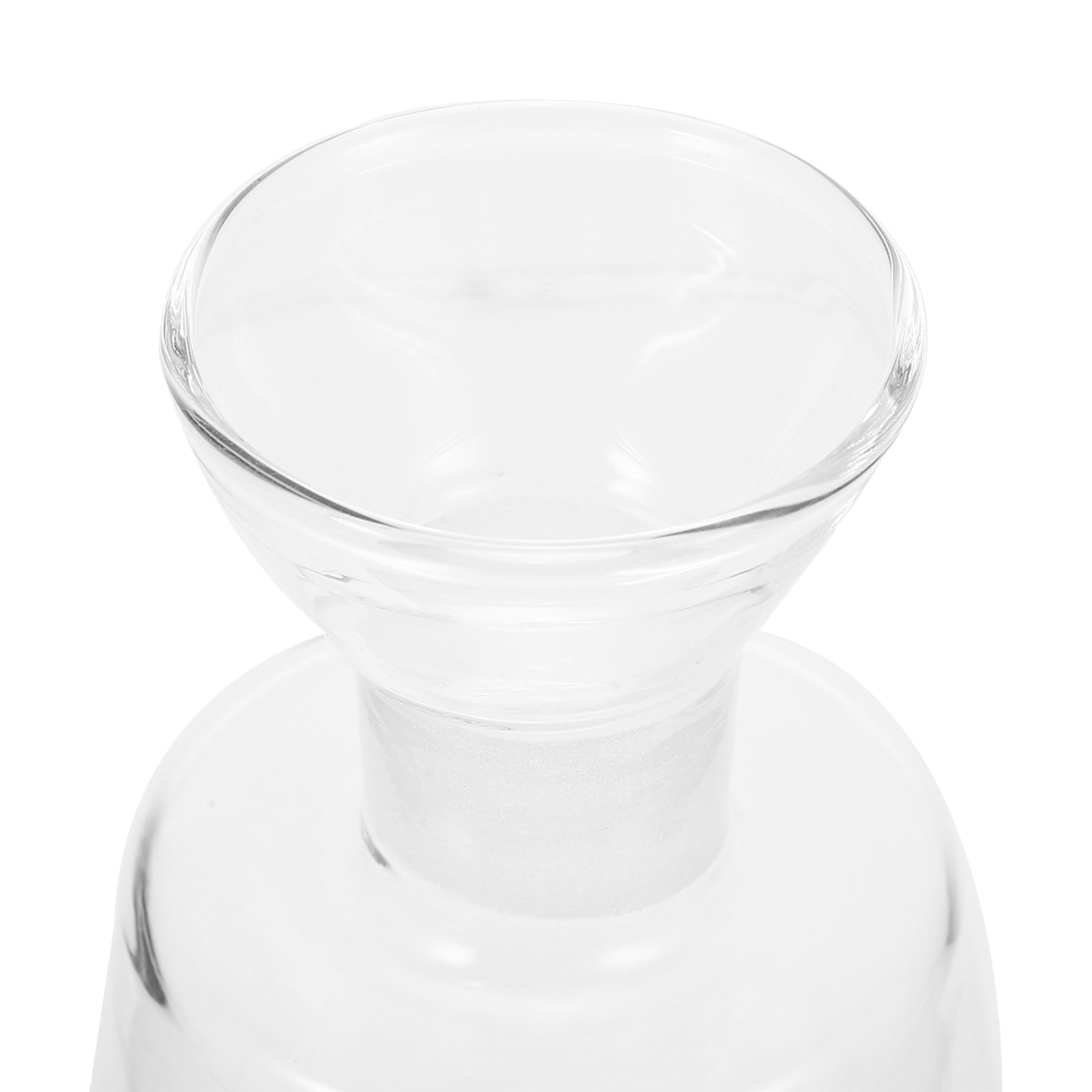 2 Count Glass Containers for Liquids Syrup Measuring Oil Dispenser Bottle Storage