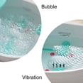 thumbnail image 5 of All in one Foot spa Bath Massager safest with Heat, HF Vibration, O2 Bubbles red Light FB10GN, 5 of 7