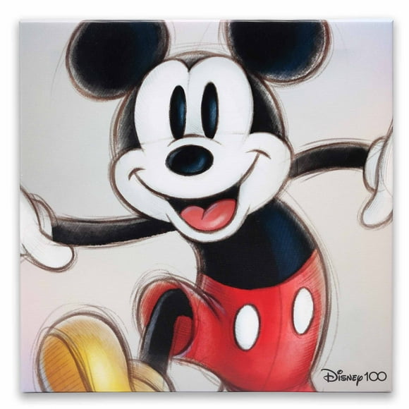 Boceto de Mickey Mouse de Disney para decoración de pared de Open Road Brands