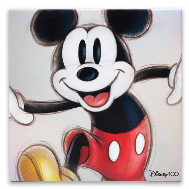 Boceto de Mickey Mouse de Disney para decoración de pared de Open Road Brands