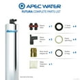thumbnail image 4 of APEC FUTURA-10 Premium 10 GPM Whole House Salt-Free Water Softener & Water Conditioner, 4 of 7