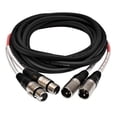 thumbnail image 2 of Seismic Audio  - 2 Channel XLR Colored Snake Cable 15 Feet- NEW - Pro Audio - SARLX-2x15, 2 of 4