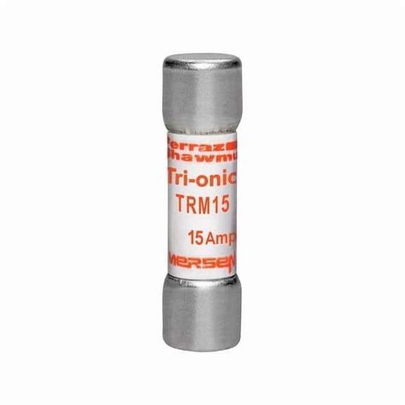 Mersen Midget Fuse, TRM Series, Time-Delay, 15A, 250V AC, 10kA TRM15