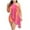 Pink, variant on IROINNID Cocktail Dress for Women Wedding Guest Elegant Off Shoulder Short Sleeve Wedding Printed Wrap Bodycon Ruffle Summer Dresses Cocktail Dress,White