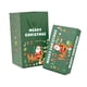 thumbnail image 4 of Caja de regalo navideña con forma de hucha que rebota, recuerdo de fiesta, festival navideño con bolsa de regalo verde, 4 of 9
