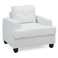 thumbnail image 3 of Glory Furniture Sandridge Faux Leather Chair in White, 3 of 6