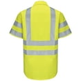 thumbnail image 2 of Red Kap Men's Hi-Visibility Short Sleeve Ripstop Work Shirt - Type R, Class 3, 2 of 3