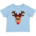 thumbnail image 3 of Inktastic Cute Girl Reindeer with Buffalo Plaid Bow Boys or Girls Baby T-Shirt, 3 of 5
