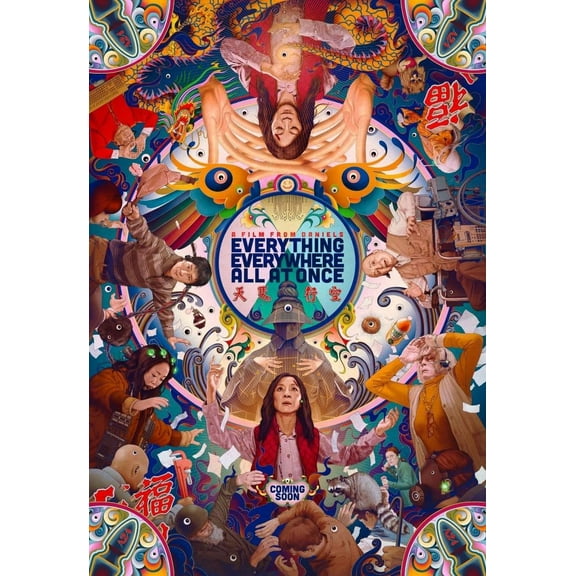 Everything Everywhere All at Once Movie Poster Quality Glossy Print Photo Wall Art Michelle Yeoh Sizes Available 8x10 11x17 16x20 22x28 24x36 27x40 #2 (22x28)