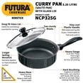thumbnail image 2 of Futura Non Stick 9.5-Inch Sauté Pan with Glass Lid, 3.25-Liter, 2 of 2