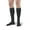 Black, variant on Ames Walker AW 104 Men's Microfiber Knee High Dress Socks 20-30 mmHg