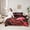 Red Black, variant on Manfei Outdoor Motocross 7-Piece Bedding Comforter Set,Watercolor Graffiti King Bedding Sets,Dirt Bike Sport Bed Sheets For Boys,Lightweight Room Decorative Reversible