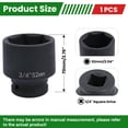 thumbnail image 2 of Impact Socket YTKavQ 3/4 Drive, 52 mm, 6 puntos, acero de aleación de cromo molibdeno estándar, 2 of 6