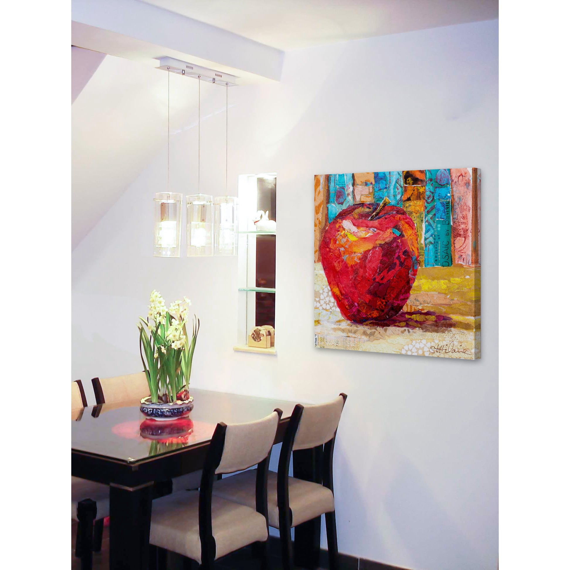 "Red Temptation" Painting Print on Wrapped Canvas