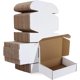 thumbnail image 1 of Cajas de envío HORLIMER 7 x 5 x 2 pulgadas blancas de cartón corrugado, paquete de 50, 1 of 6