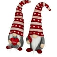 thumbnail image 3 of Northlight Girl and Boy "Love" Heart Valentine's Day Gnomes - 15" - Set of 2, 3 of 5