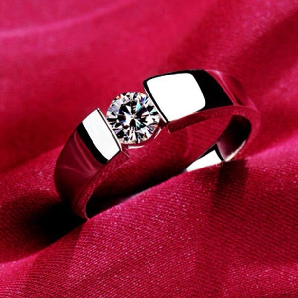 Anillos de Color oro blanco que nunca se desvanecen, anillo de circón de alta calidad para mujer, banda de boda de plata tibetana Original, accesorios de joyería nupcial Tan Jianjun unisex