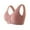 Pink, variant on Women’s Breathable Seamless Bra Summer Thin Style Supportive Bust Lifting Design Traceless Comfort Fit for Daily Wear, XXL, Pink