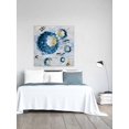 thumbnail image 5 of "Blurry Circles" Painting Print on Wrapped Canvas, 5 of 7