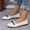 White, variant on Ytobaz Flat Shoes for women Polka Dot Bow Canvas Ballet Flats Slip On Flat Shoes Office Work Dress Walking Travel Daily Casual Outfits Footwear