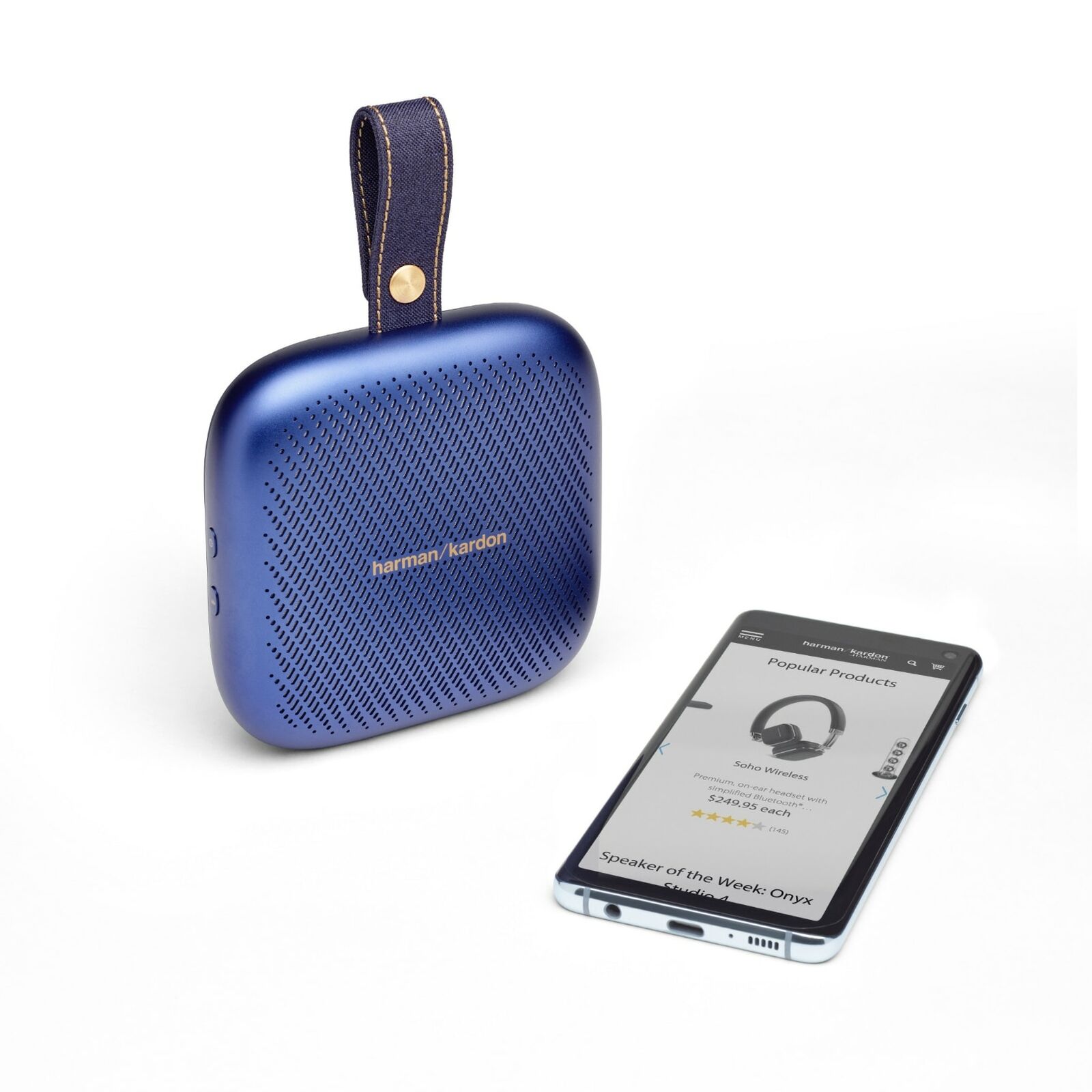 Harman Kardon NEO Portable Bluetooth Speaker Midnight Blue