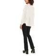 thumbnail image 4 of Vince Camuto Women's Women's Drop Shoulder Blouse White S B4HP $89, 4 of 4