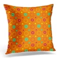 thumbnail image 1 of BSDHOME Orange Abstract Flashy Circle Autentic Design Digital Yellow Artistic Pillow Case Pillow Cover 20x20 inch, 1 of 1