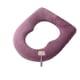 thumbnail image 2 of Cubierta de asiento de váter mullida en forma de calabaza • Tela de forro polar • Cálida y suave • Mango extraíble • Encaja en 42x37cm • Morado, gris, rosa • Comodidad para todo tipo • Fácil de, 2 of 6