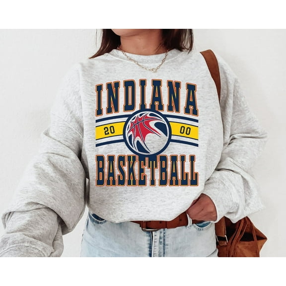 Indiana Fever Vintage Basketball Crewneck Sweatshirt