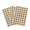 thumbnail image 6 of Uxcell Self-adhesive Screw Hole Covers Caps Dustproof Sticker Maple 3Pcs, 6 of 6