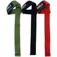 thumbnail image 2 of Gorilla Pump Straps Deluxe para Gimnasio y Levantamiento de Pesas, Fitness de Alta Sujeción, Comodidad y Estabilidad para Entrenamientos Intensos Crossfit Ejercicio Gym Never Give Up (Verde Militar), 2 of 5
