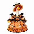 thumbnail image 2 of FeiFu Halloween Bat Pumpkin Witch Porch Goose Costume, Festive Outfit with Dress and Hat for 23in Goose Statue Outdoor Yard Decor, Disfraz de Ganso de Halloween, 2 of 6