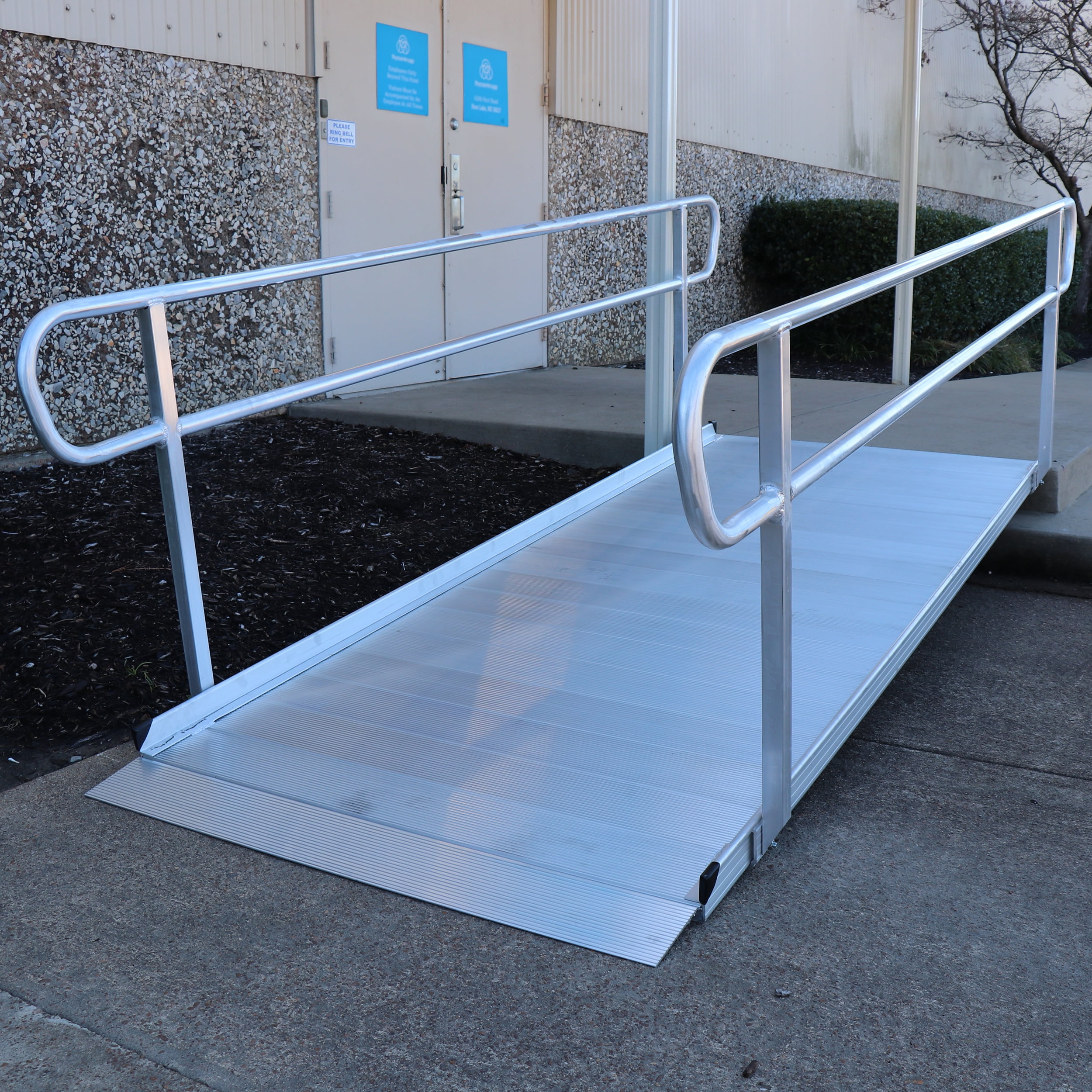 Buy Titan Ramps Wheelchair Entry Ramp and Handrails 10' Long 48 Wide