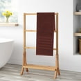 thumbnail image 5 of Ruvanti Bath Towels, 8 Pack 100% Cotton, Towel Set Chocolate Include 2 Bath 27x54, 2 Hand 16x28, 4 Face 13x13. Extra Soft, Highly Absorbent, Quick Dry, Lightweight, Luxury Towels for Bathroom & Hotel, 5 of 9