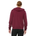 thumbnail image 4 of Bella + Canvas 3739 Unisex Sponge Fleece Full-Zip Hooded Sweatshirt, 4 of 5