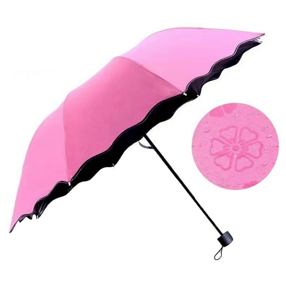3 Folding Umbrella Manual Large Sunscreen Sunshade Umbrella Sun and Rain Flowering in Water Umbrellas for Travel Busines