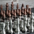 thumbnail image 4 of Modern Rustic Metallic Chess Set, 4 of 5
