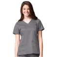 thumbnail image 1 of Maevn BLOSSOM Mock Wrap Scrub Top [XS - 5XL, FREE SHIPPING], 1 of 1